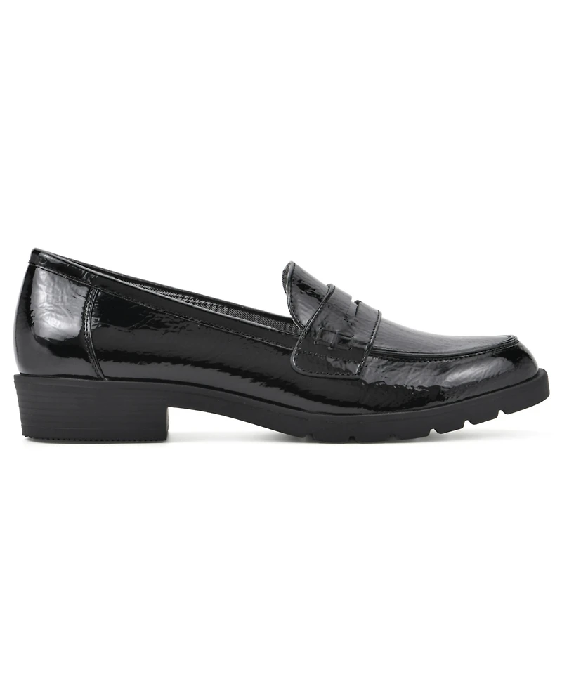 Cliffs by White Mountain Women's Galah Block Heel Loafer