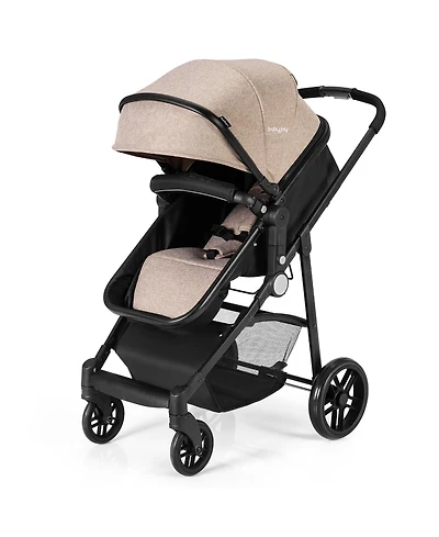 Costway Baby 2 1 Foldable Stroller Travel Newborn