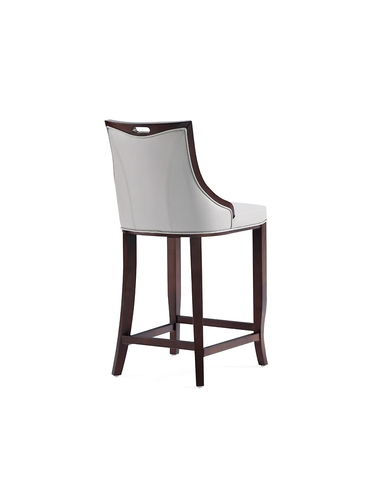 Manhattan Comfort Emperor Leatherette Upholstered Barstool