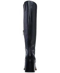 Vince Camuto Women's Sangeti Snip-Toe Block-Heel Knee-High Boots