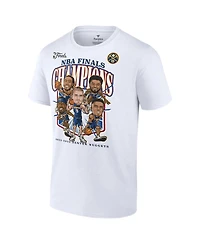 Men's Fanatics White Denver Nuggets 2023 Nba Finals Champions Windmill Team Caricature Big and Tall T-shirt