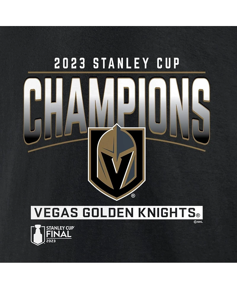 Men's Fanatics Black Vegas Golden Knights 2023 Stanley Cup Champions Signature Roster T-shirt