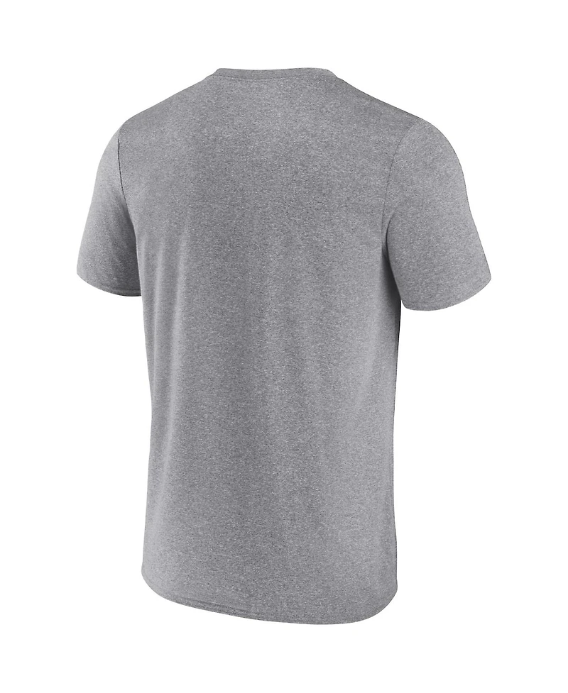 Men's Fanatics Heather Gray Vegas Golden Knights 2023 Stanley Cup Champions Locker Room Big and Tall T-shirt