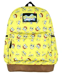 Nickelodeon SpongeBob SquarePants Funny Face Expressions All-Over Print Backpack