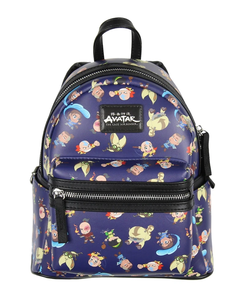 Avatar The Last Airbender Nickelodeon Chibi Characters Aang Zuko Mini Backpack