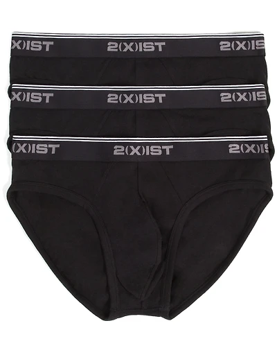2(x)ist Cotton Stretch No Show Brief 3 Pack