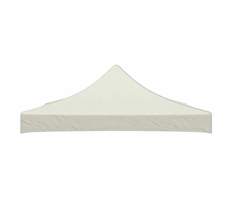 vidaXL Party Tent Roof 9.8'x9.8' Cream