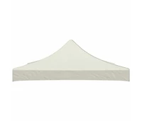 vidaXL Party Tent Roof 9.8'x9.8' Cream