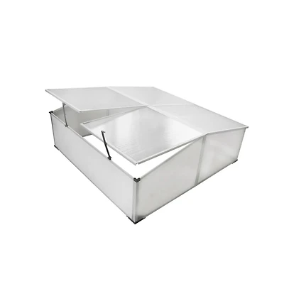 vidaXL Cold Frame 4 Lids 3' 6" x 1' 4" x 3' 7"