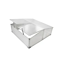 vidaXL Cold Frame 4 Lids 3' 6" x 1' 4" x 3' 7"