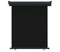 48424 Balcony Side Awning 57.1"x98.4" Black