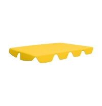 vidaXL Replacement Canopy for Garden Swing Yellow 74"/66.1"x57.1"/43.3"