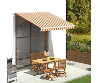 Replacement Fabric for Awning Yellow and Orange 9.8'x8.2'