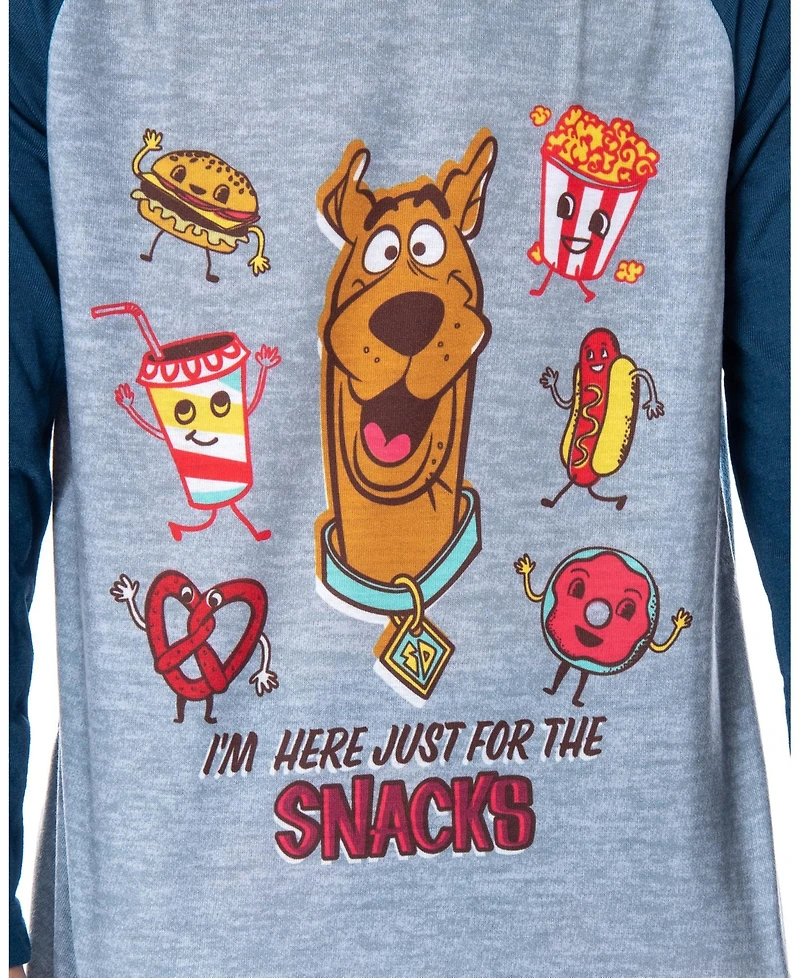 Scooby-Doo Boys Scooby Doo Just Here For the Snacks T-Shirt And Pants Pajama Set