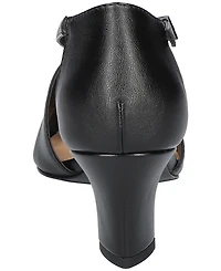Easy Street Women's Elegance Cross Strap Front Pumps