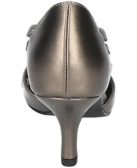 Easy Street Women's Oceana Peep Toe Pumps