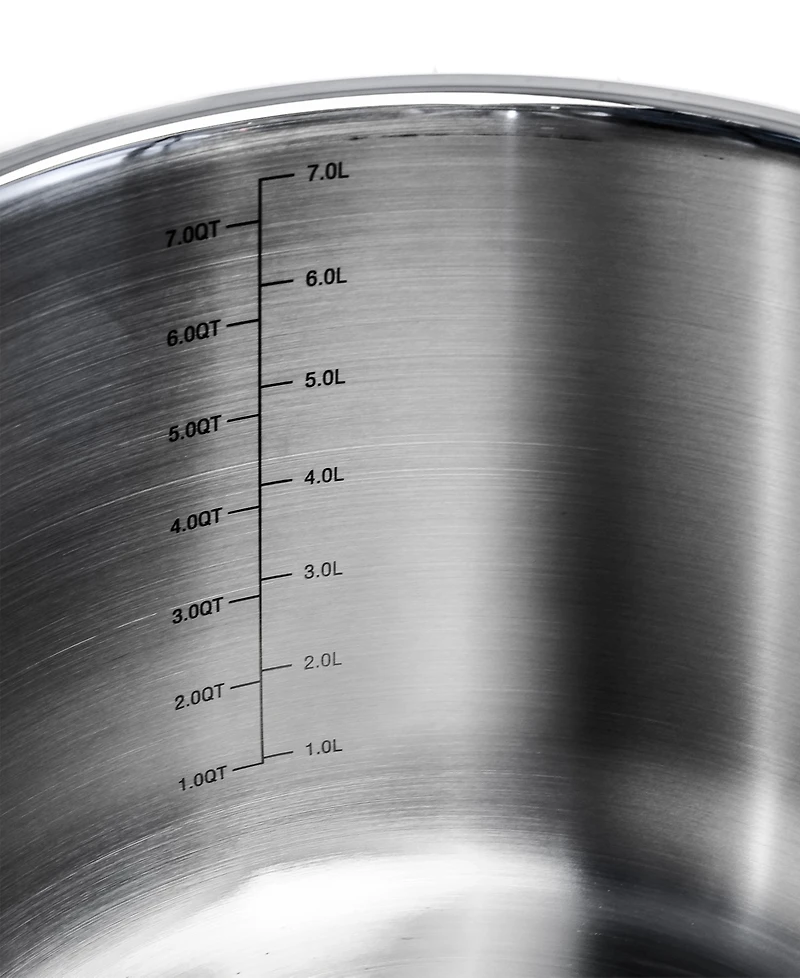 BergHOFF Professional Tri-Ply 18/10 Stainless Steel 9.5" Stockpot with Ss Lid, 8qt.