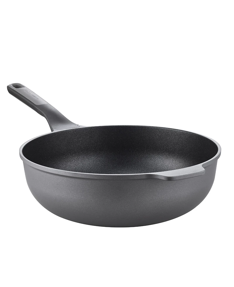 BergHOFF Leo Stone+ Nonstick Ceramic 12" Wok Pan, 5.3qt