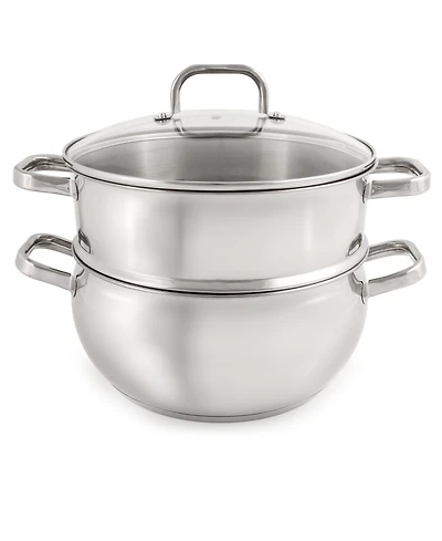 BergHOFF Belly 18/10 Stainless Steel 3 Piece Steamer Set