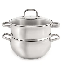 BergHOFF Belly 18/10 Stainless Steel 3 Piece Steamer Set