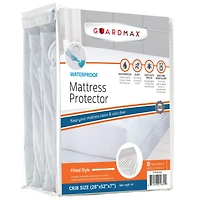 Guardmax Waterproof Fitted Sheet - Crib Size - White