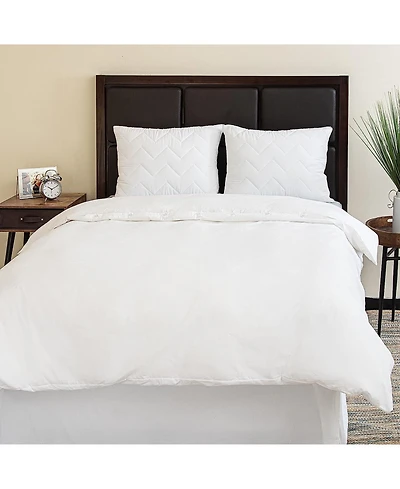 Superity Linen 100% Premium White Cotton Duvet Covee 200 Thread Count