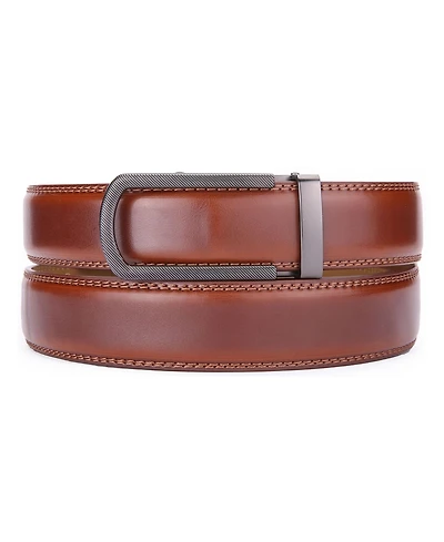 Men's Ribbed Metal Ratchet Belt