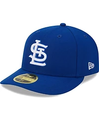 Men's New Era Royal St. Louis Cardinals White Logo Low Profile 59FIFTY Fitted Hat