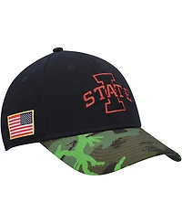 Men's Nike Black, Camo Iowa State Cyclones Veterans Day 2Tone Legacy91 Adjustable Hat