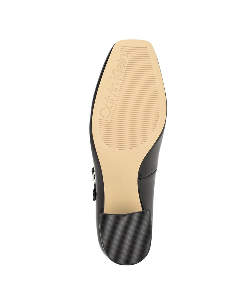 Calvin Klein Women's Jatlee Mary Jane Block Heel Pumps