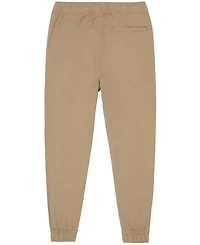 Nautica Big Boys Uniform Evan Tapered-Fit Stretch Joggers with Reinforced Knees
