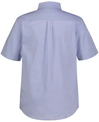 Nautica Little Boys Uniform Stretch Blue Oxford Shirt