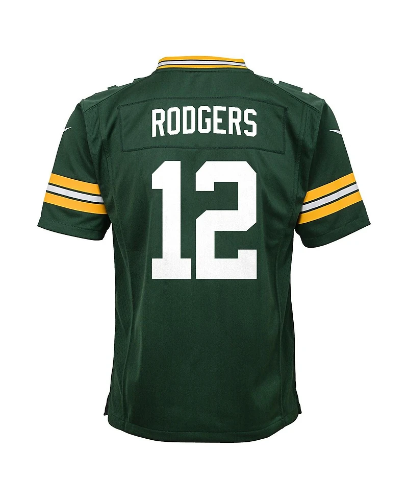 Big Boys and Girls Aaron Rodgers Bay Packers Alternate Game Player Jersey