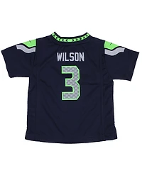 Baby Boys and Girls Seattle Seahawks Nike Russell Wilson College Navy Team Color Game Jersey