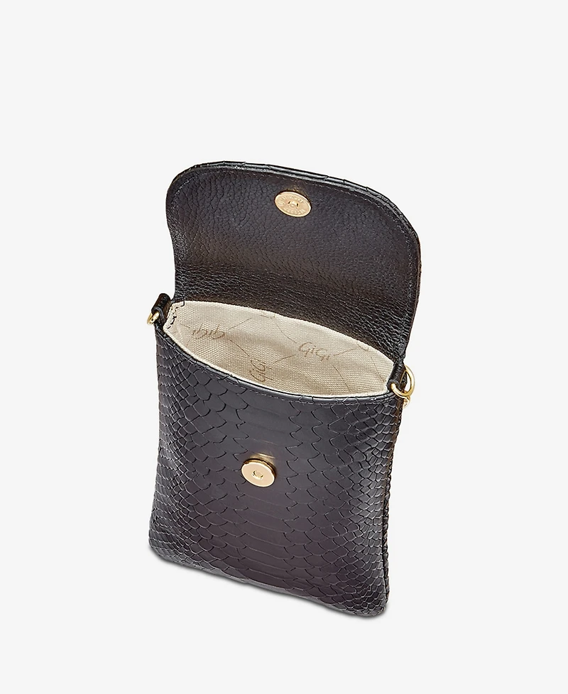 GiGi New York Emmie Leather Phone Crossbody