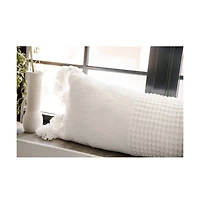 Sunday Citizen Braided Pom Decorative Pillow, 14" x 36"