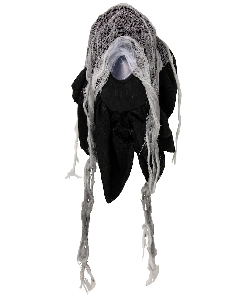 10" Spooky Skeleton 3-d Halloween Window Decoration Set, 3-Piece