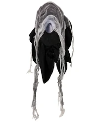 10" Spooky Skeleton 3-d Halloween Window Decoration Set, 3-Piece