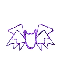 23.5" Led Lighted Bat 4 Function Halloween Window Silhouette