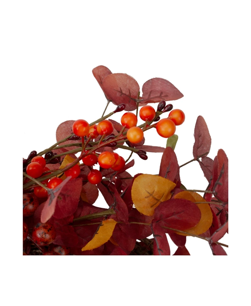 Berries Artificial Christmas Wreath - 24" Unlit