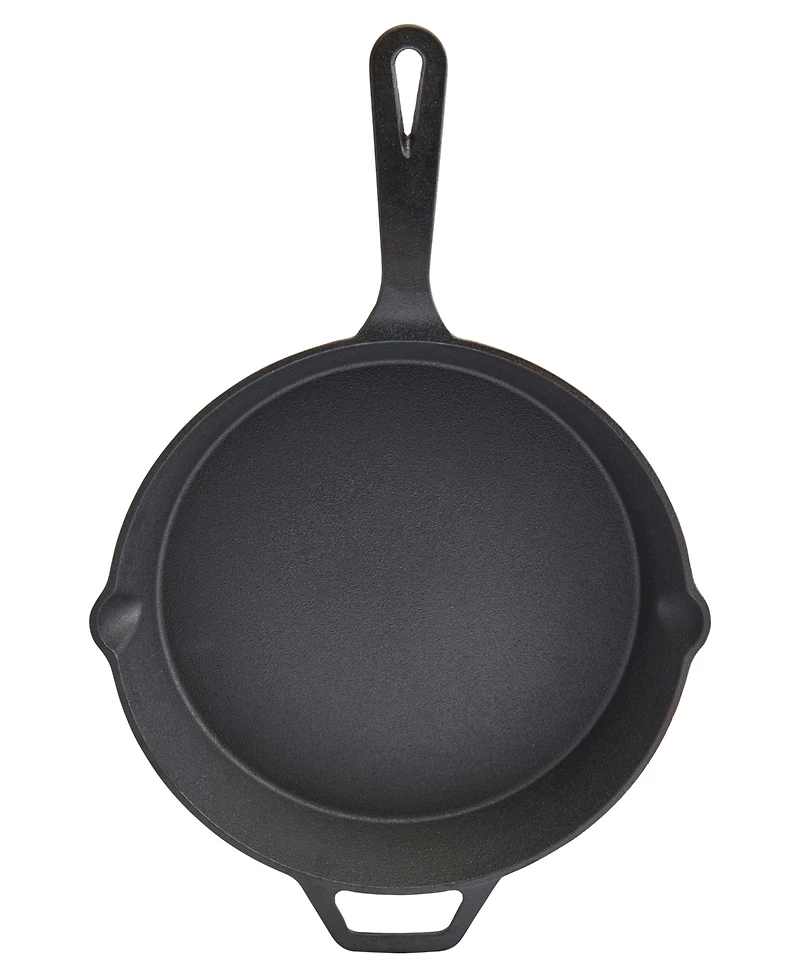 Smith and Clark Unlimited Cast Iron 12" Open Fry Pan with Assist Handle
