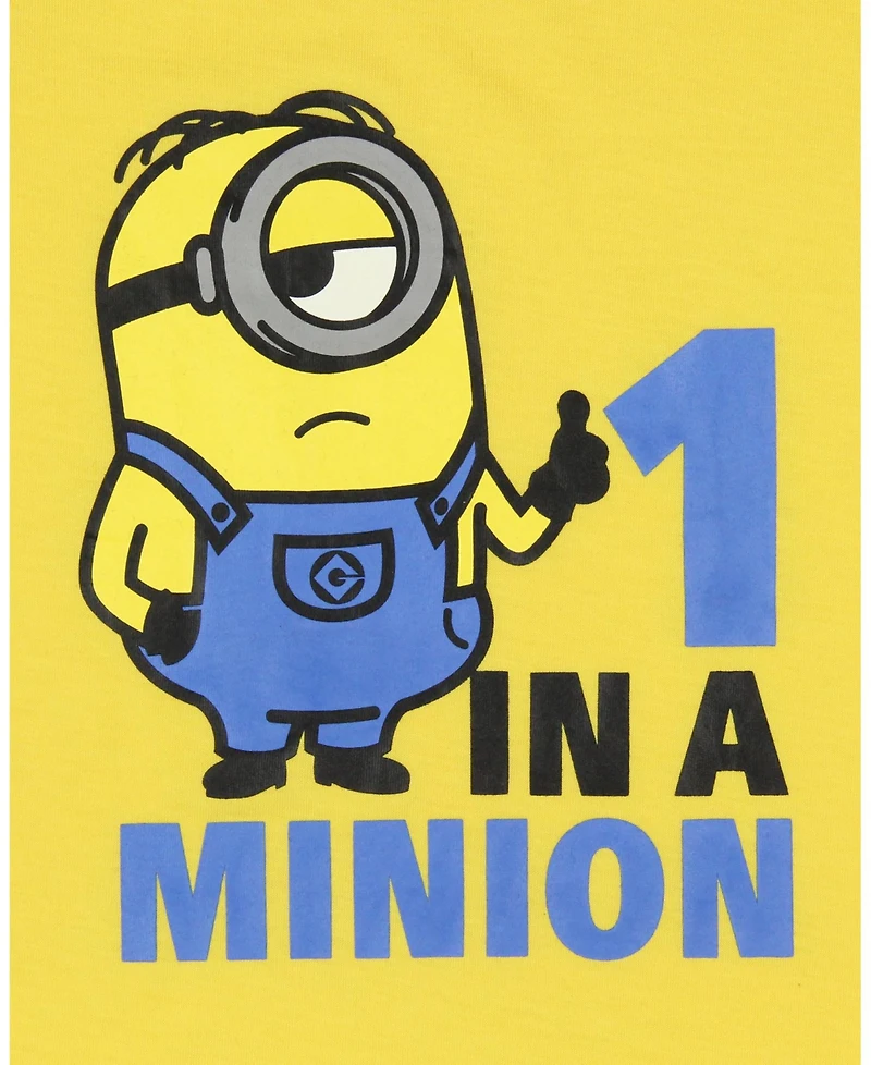 Despicable Me Girls Movie Minions 1 A Minion Sleep 2PC Pajama Short Set