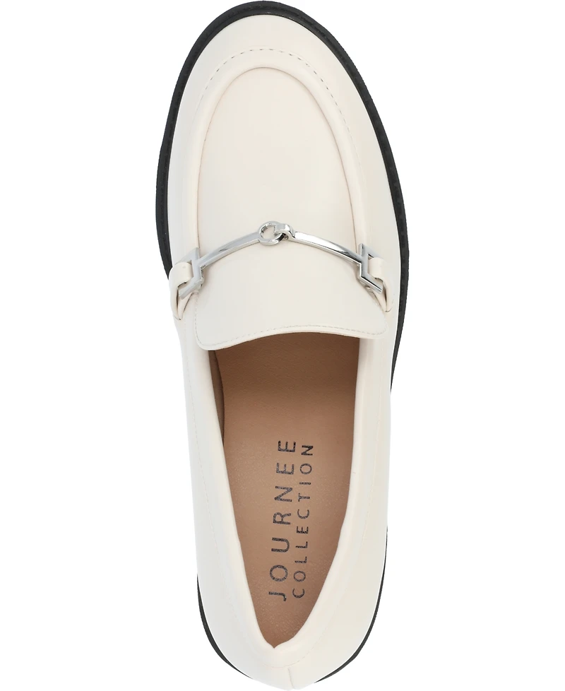 Journee Collection Women's Kezziah Platform Lug Loafer