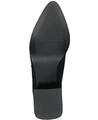 Journee Collection Women's Estelle Stacked Block Heel Booties