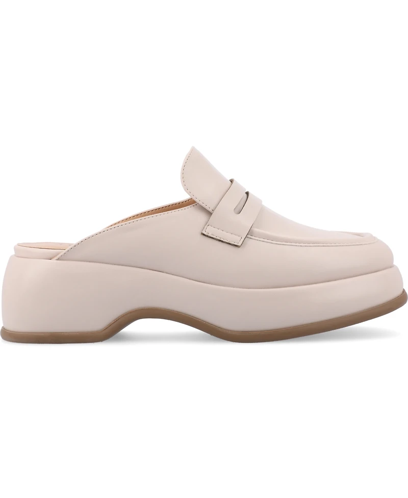 Journee Collection Women's Antonina Platform Mule Loafers