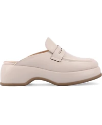 Journee Collection Women's Antonina Platform Mule Loafers