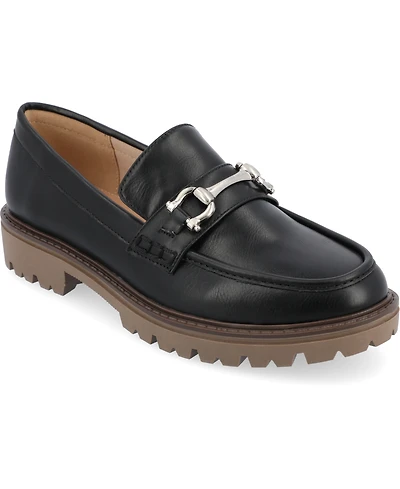 Journee Collection Women's Jessamey Lug Sole Round Toe Loafers