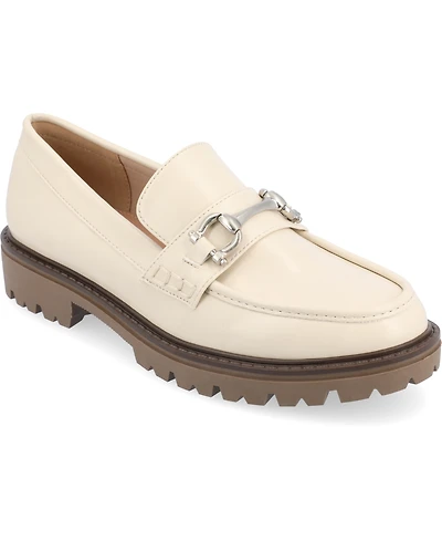 Journee Collection Women's Jessamey Lug Sole Round Toe Loafers