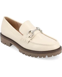 Journee Collection Women's Jessamey Lug Sole Round Toe Loafers