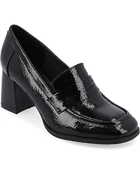 Journee Collection Women's Malleah Heeled Loafers
